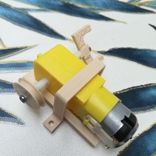 2 output gearmotor support 3d print model - Mito3D