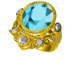 2 ring set jewelry cad model stl 3d wedding engagement 3d print model - Mito3D