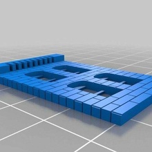 2 story brick architecture customized buildings structures 3d print model - Mito3D