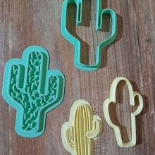 2 styles cutting cactus 3d print model - Mito3D