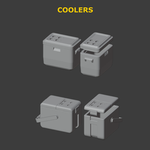 2 tipi refrigeratori diorama oggetti scena 1 18 azione figura gioioso gi Joe 3ddios 3d print model - Mito3D