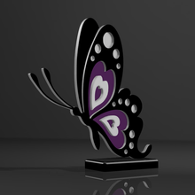 2d colorized butterfly decorations 3d print model - Mito3D