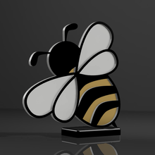 2d colorized wasp decorations 3d print model - Mito3D