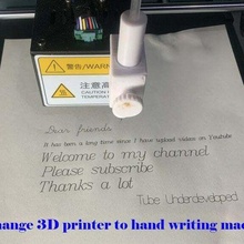 2d grafia macchina attaccamento plotter attrezzo 3d_printer_accessories 3d print model - Mito3D