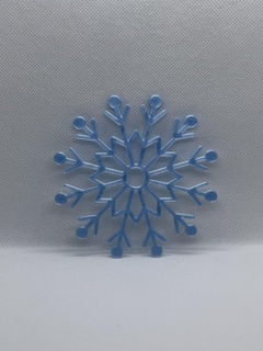 2d fiocco neve ornamento arte Natale vacanza fiocchi i regali presente decorazione deco abete albero 3d print model - Mito3D