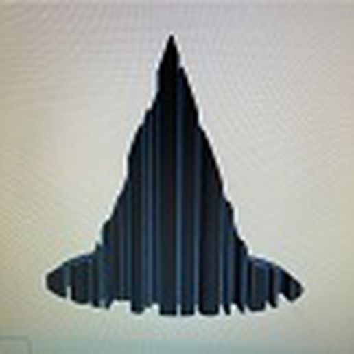 2d witches hat silhouette toil & trouble gadget halloween fun cool 3D print model - Mito3D