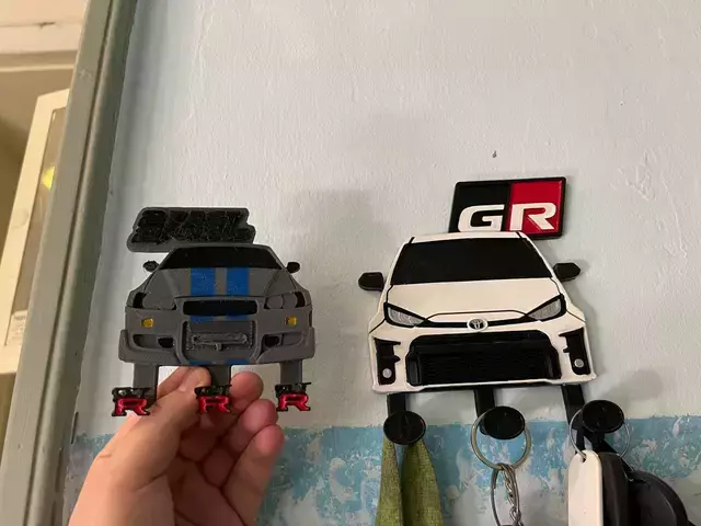 2fast 2furious Schlüssel Aufhänger 2 schnell wütend Nissan Horizont gtr r34 jdm Autos 3D print model - Mito3D