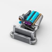 2jz-gte silgle turbo swap kit 3d print model - Mito3D