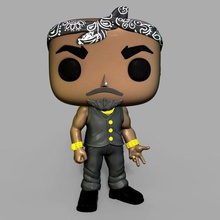 2pac funko various toy funkopop rap collectible 3d print model - Mito3D