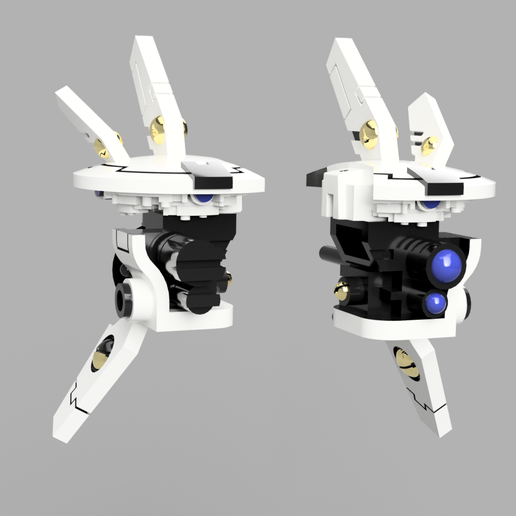 2pi shadow sun drones tau mv37 mv62 robot tabletop mech warhammer 40k 3D print model - Mito3D