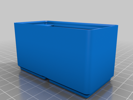 2x1 herramientas personalizado contenedores caja organización almacenamiento 3d print model - Mito3D
