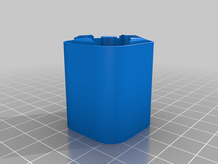 2x2 aa bottom customized containers 3d print model - Mito3D