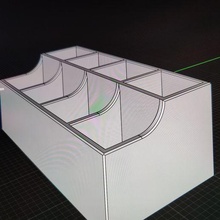 2x organizer gadget order sort 3d print model - Mito3D