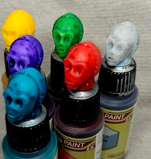 3-cpo head star wars - army painter 10 & 20 speed paint speedpaint colour swatch super mini cap 17ml 18ml armypainter contrast topper tabletop figurine miniature bottle support thumbnails 3d print model - Mito3D