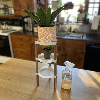 3 tier pianta organizzatore primavera impianti fioriera fiori pentole arredamento 3d print model - Mito3D