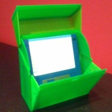 35 pulgada disco caja flexible origami almacenamiento contenedores 3d print model - Mito3D