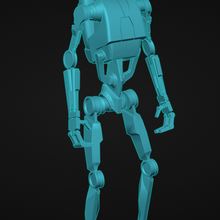 375 1 18 star wars b1 battle droid 3d print model - Mito3D