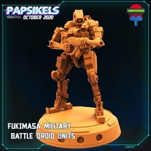399 fukimasa military battle droid game 3d print model - Mito3D