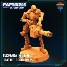 399 fukimasa military battle droid game 3d print model - Mito3D