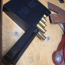 30-06 prop ammunition pocket quiver 3d print model - Mito3D
