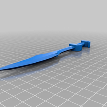 300 réplica espada adereços 3d print model - Mito3D