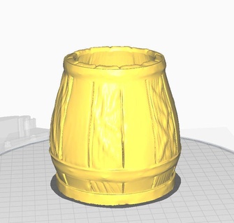 300ml soporte arcilla cerámica stl fácil impresión hogar casa lata beber jarra enfriado 3d print model - Mito3D