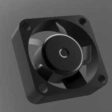 3010 ventilador artilugio dc escobillas enfriamiento 3d print model - Mito3D