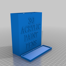 30 acrilico penne Astuccio guaina arte 3d print model - Mito3D