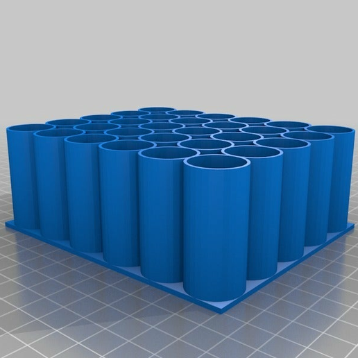 30 agujero grande herramienta soporte personalizado portaherramientas_cajas 3D print model - Mito3D