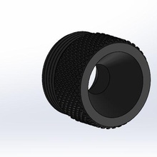 30 mm silenciador boné airsoft 3d print model - Mito3D