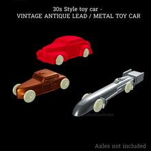 30s style toy car vintage antique lead metal chrisman bro coupe bonneville silver bullet sumbeam diecast model kit 3d print model - Mito3D