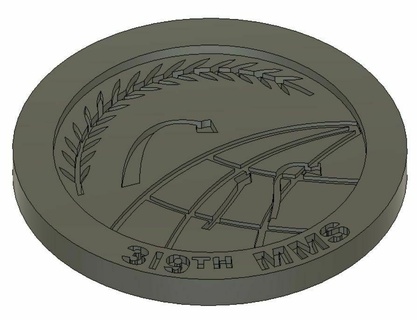 319th munitions maintenance squadron coaster air force mms usaf household supplies 3d print model - Mito3D