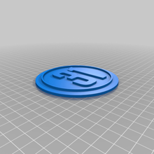 31 kayıtları coaster logo sanat işaretleri logolar & bass davul 3d print model - Mito3D