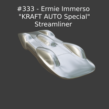 333 ermie absorbido kraft auto especial streamliner coleccionable modelo coche vehiculo pasatiempo retro clásico Clásico fundido presión caliente ruedas 1 43 32 64 cajita cerillas equipo 3d print model - Mito3D