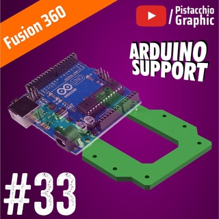 33 arduino suporte laser cnc fusão 360 pistache gráfico criador tutorial Youtube 3d print model - Mito3D