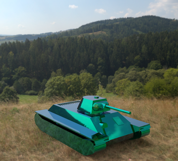 34 85 niedrig poly Panzer Dioramen t34 Tafel Spiel 3d print model - Mito3D