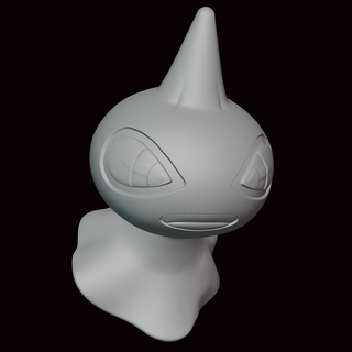 353 shuppet Pokemon figura statua video gioco videogiochi miniatura scultura fan art figurina Smeraldo rubino forma hoenn 3d print model - Mito3D