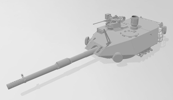 35 scale hitfact 2 turret look-alike 3d print model - Mito3D