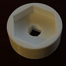 36mm priz 3 8 sürücü delik sıvı yağ filtre kasa 3d print model - Mito3D