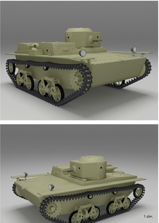 38 ww ii battle tank panzer 3d print model - Mito3D