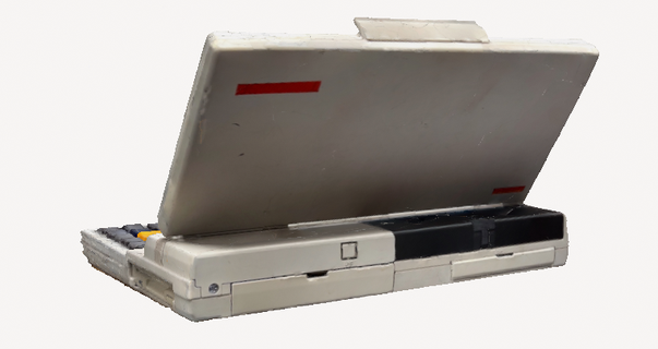 386 toshiba laptop make pi-top vintagetech 3d print model - Mito3D