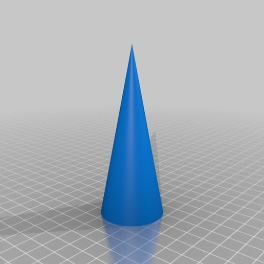 38d 100h pontudo cone personalizado math_art 3D print model - Mito3D