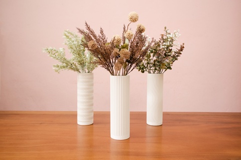 3 ensemble grand vases 3d print model - Mito3D