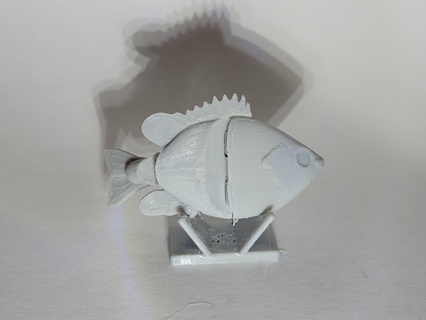 3 1 2 pez luna señuelo articulado pescar almizclado lucio lucioperca nadar 3d print model - Mito3D