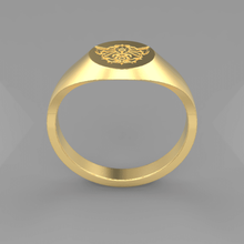 3 1 anel de sinete jóias da forma 3d print model - Mito3D