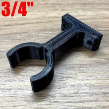 3 4 pvc boru standart binmek klips tel kanal Noel destek sfl ws2811 xlights dış mekan Bahçe 3d print model - Mito3D