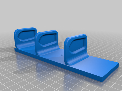 3 benchy shelf stand - foot holder 3d printing 3d print model - Mito3D