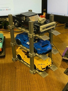 3 Wagen Post Lego Geschwindigkeit Meister Hobby 3d print model - Mito3D