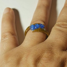 3 anillo de diamantes la joyería el diamante 3d print model - Mito3D
