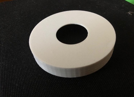 3 polegada filme bobina cobrir bainha 8mm super 8 substituição partes 3d print model - Mito3D